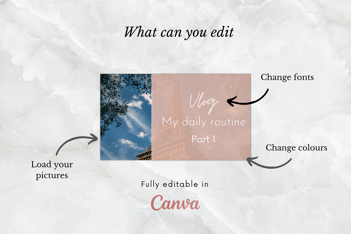 Youtube Branding Kit For Canva, a Social Media Template by PittaFinePrint (Photo 6 of 7)