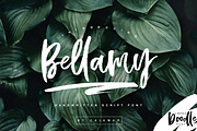 Bellamy Script, a Script Font by Calamar Studio (Thumbnail 1 of 13)