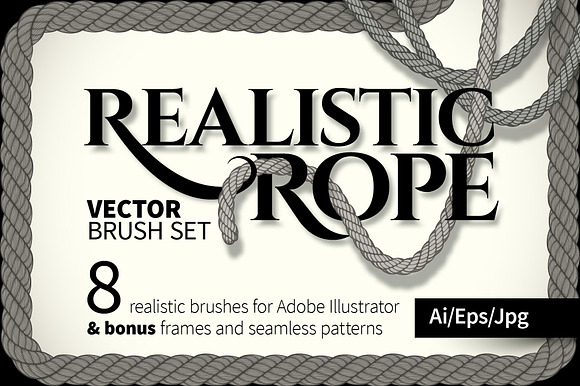 Realistic rope brushes #01 preview 8