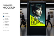 Subway Station Billboard Mockup PSD, a Product Mockup by graphypix (Thumbnail 2 of 4)