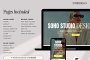 Showit Website Template for Designer, a Websites & App Template by Superhero Design Co. (Thumbnail 2 of 7)