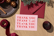 Custom Thank You Card Template, a Business Card Template by Kyuubu Arts (Thumbnail 3 of 5)