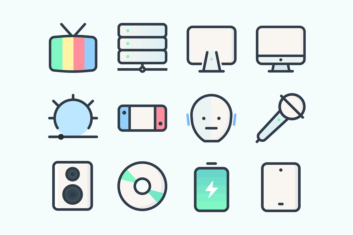Devices Icons, an Icon by LuizDesign