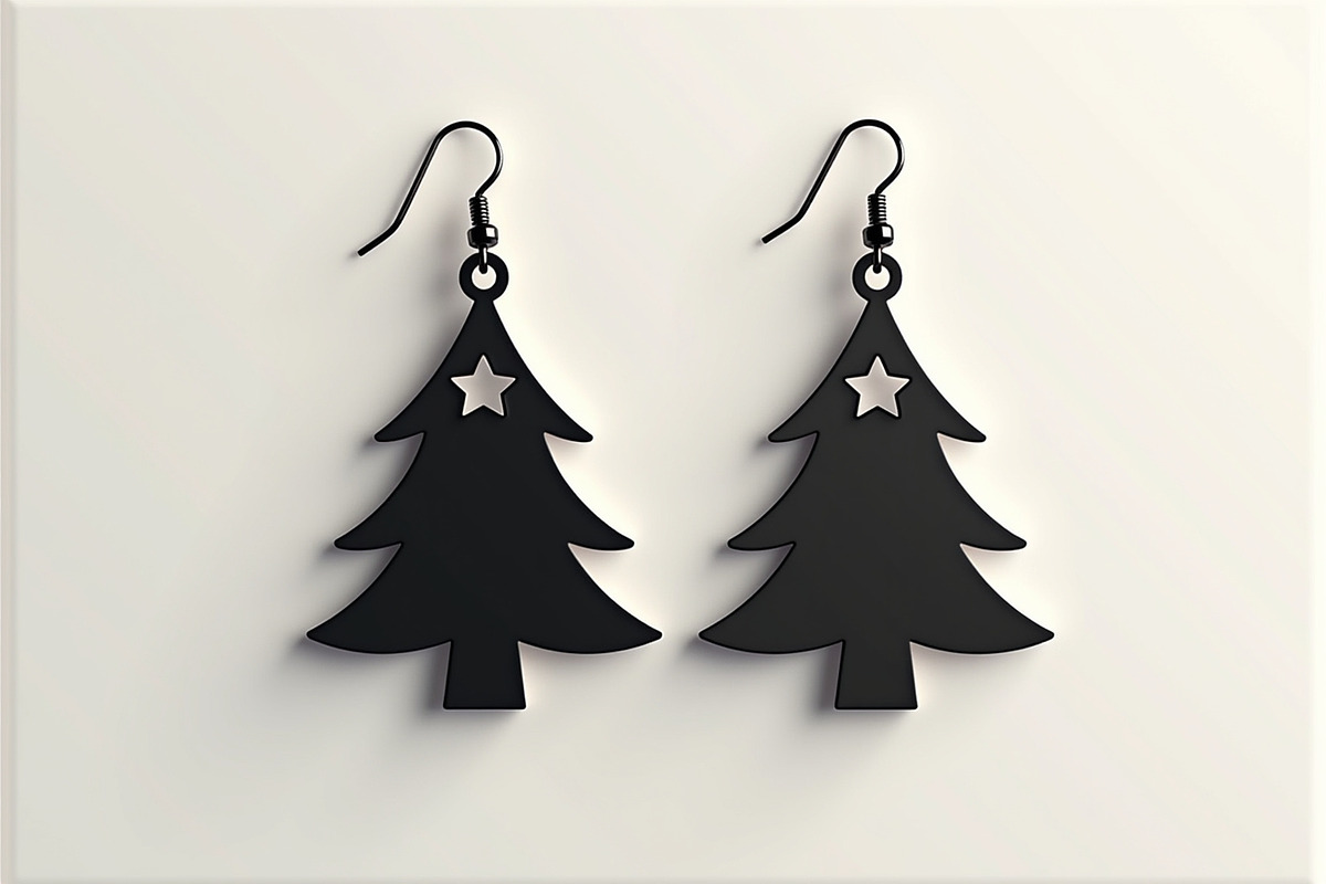 Christmas Tree Vector Art, an Illustration by jahid234 (Photo 7 of 9)