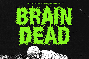 Brain Dead Display Font