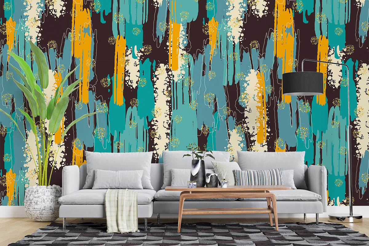ABSTRACT seamless patterns (EPS+JPG), a Pattern Graphic by Ibrin's Shop (Photo 3 of 4)