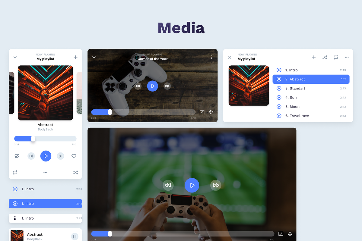 Foxtrot UI kit, an UI Kit Template by Tristero (Photo 4 of 16)