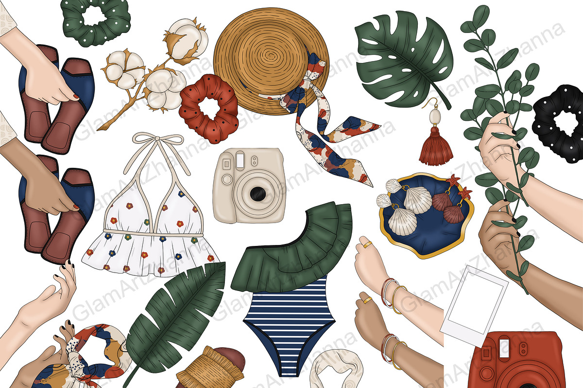 Natural Clipart, a Seasonal Illustration by GlamArtZhanna (Photo 3 of 3)