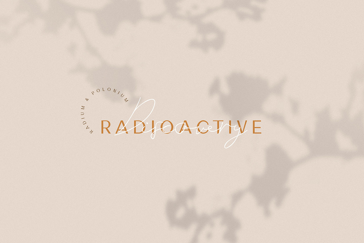 Marie Curie - Sans & Script, a Sans Serif Font by AndrewPixelType (Photo 5 of 9)