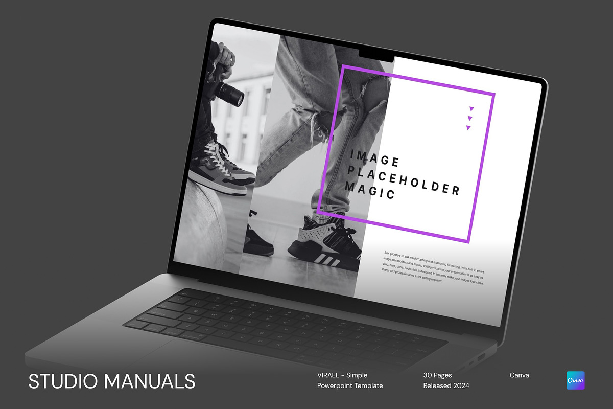 VIRAEL - Simple Powerpoint Template, a Social Media Template by Studio Manuals (Photo 6 of 8)