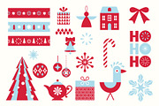Modern Christmas Graphics & Cards, a Seasonal Illustration by lenlis (Thumbnail 2 of 11)