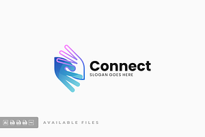 Finger Gradient Colorful Logo, a Branding & Logo Template by ivan_artnivora