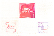 Feminine Logo Creator Kit - Square, a Branding & Logo Template by Pulp Creative Studios (Thumbnail 2 of 9)