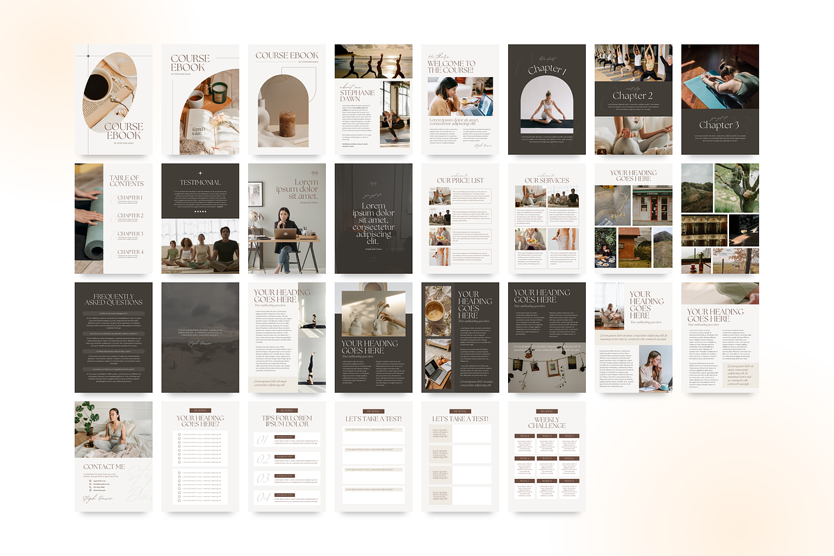 Workbook, Ebook, Canva Template, a Marketing Template by Studio B | Canva Template (Photo 3 of 6)