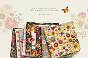 Warm Autumn - watercolor collection, a Seasonal Illustration by AleksaArt (Thumbnail 15 of 17)