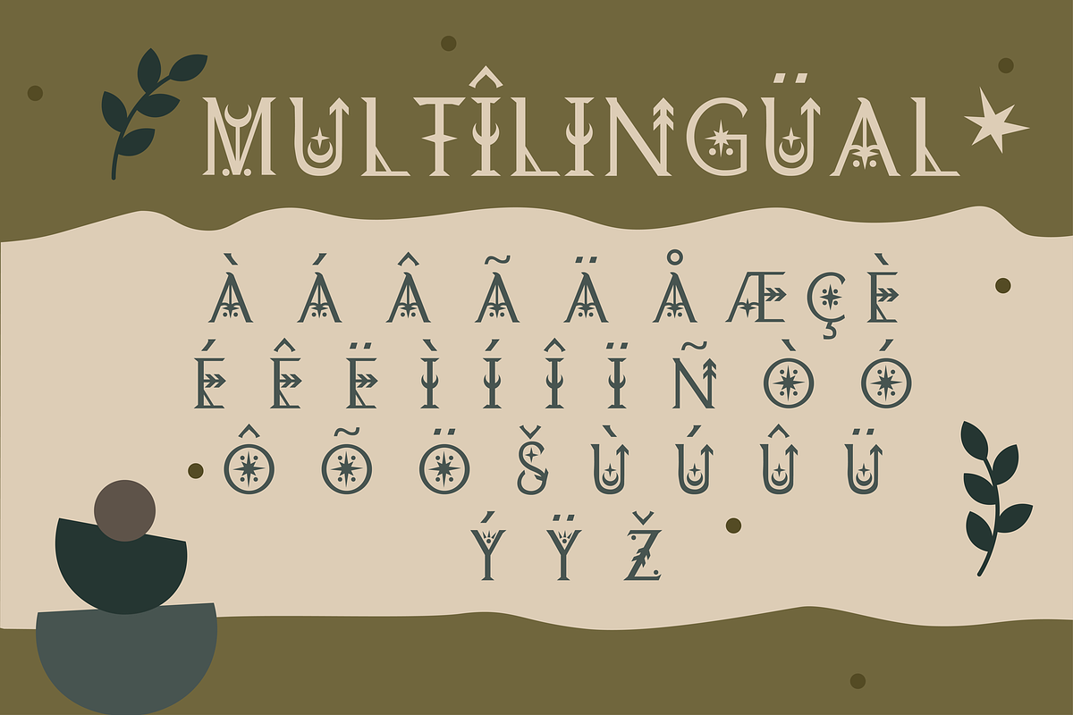 Rowena | Display Bohemian Font, a Serif Font by Hole Hope Design (Photo 4 of 7)