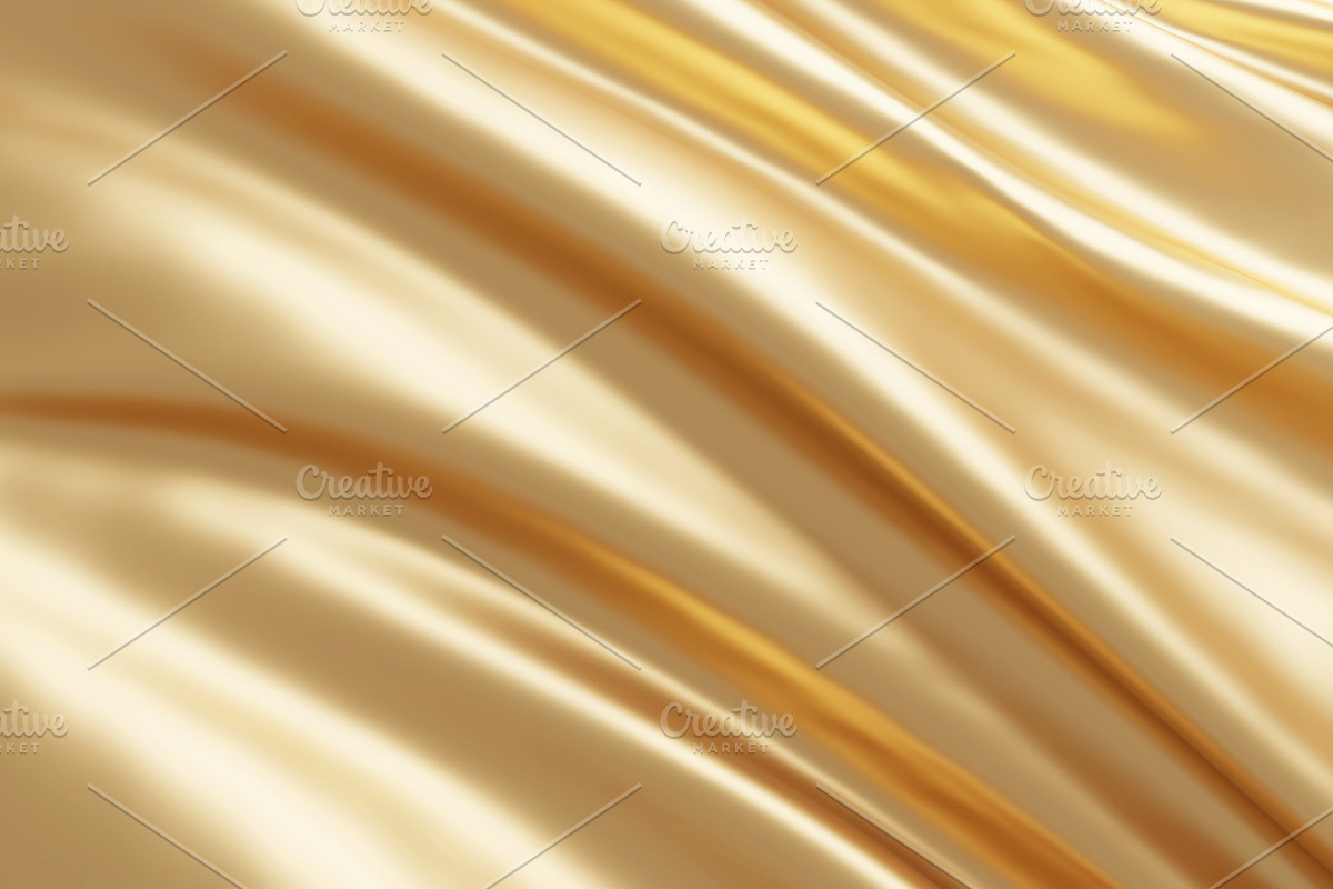 Luxury goldl fabric background, a Texture Illustration by ArtBackground