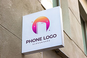Phone Technology logo designs, a Branding & Logo Template by Lucky Creative (Thumbnail 4 of 4)