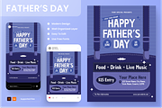 Fathers Day Flyer Set, a Flyer Template by Annora Studio (Thumbnail 1 of 6)