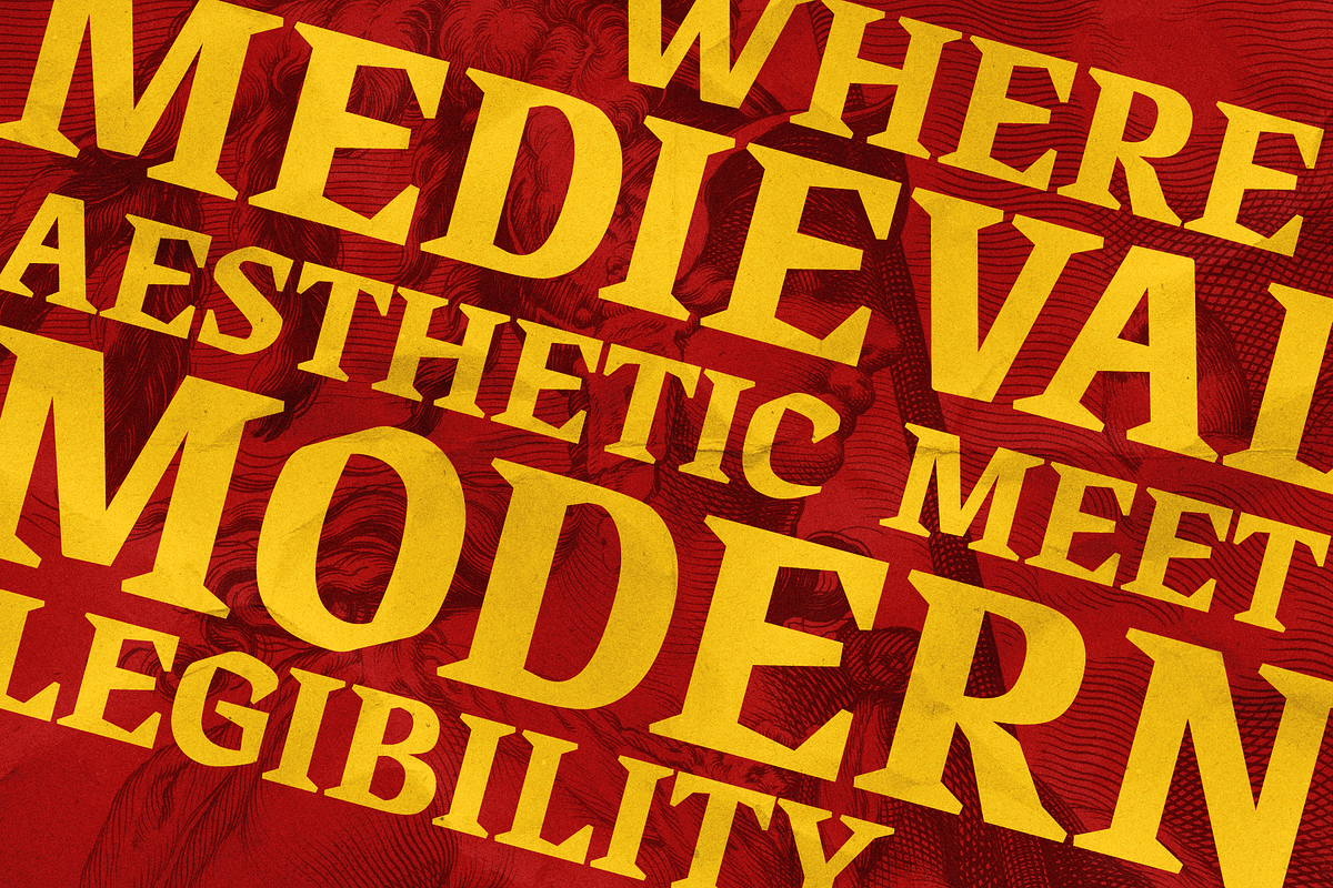 Noble Scribe – Editorial BlackLetter, a Blackletter Font by ALV_TypeFoundry (Photo 2 of 18)