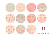 Renaissance Romance Patterns & Fonts, a Pattern Graphic by Liz Kohler Brown (Thumbnail 2 of 11)