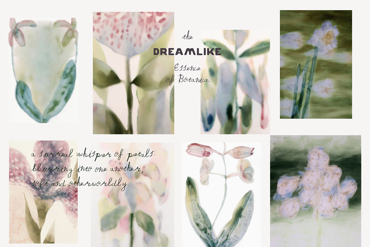Abstract Blurry Floral Backgrounds, a Background Graphic by Lana Elanor (Photo 9 of 12)
