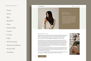 Ashton Squarespace 7.1 Website Theme