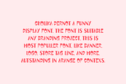 Cholika Dernot - Funny Font, a Sans Serif Font by Iqsiart Studio (Thumbnail 2 of 6)