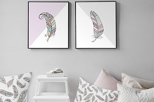 Doodle Feather Collection