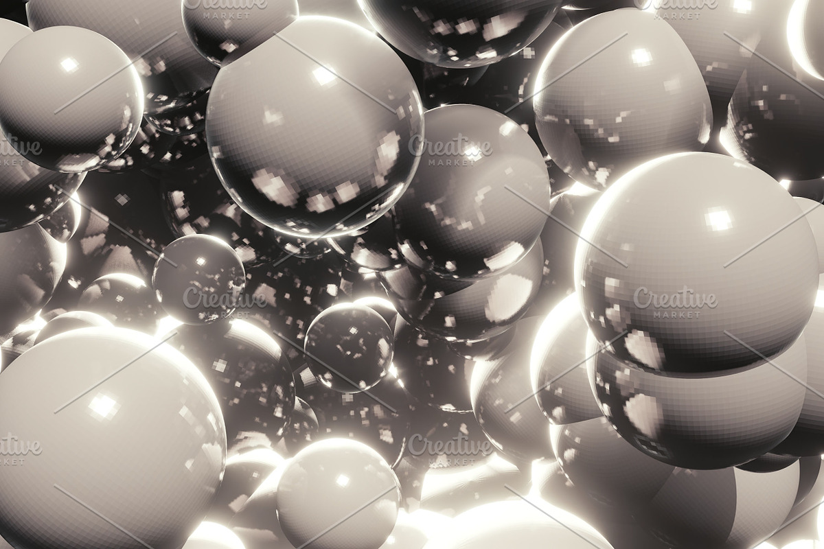 White Sphere Particles Backgrounds, a Texture Graphic by The_DrX (Photo 7 of 13)
