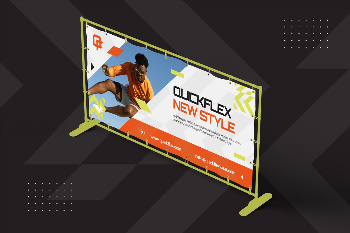 Quick Flex - Banner Landscape, a Print Template by StreaksideStd (Photo 3 of 3)