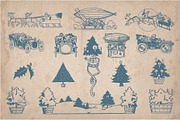 70 Vintage Christmas Illustrations, a Seasonal Illustration by Mr Vintage (Thumbnail 3 of 9)