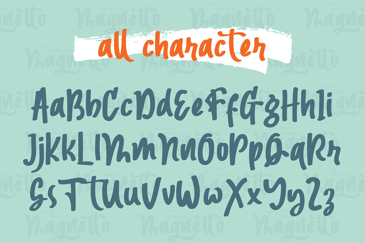 Magnetto Font preview 4