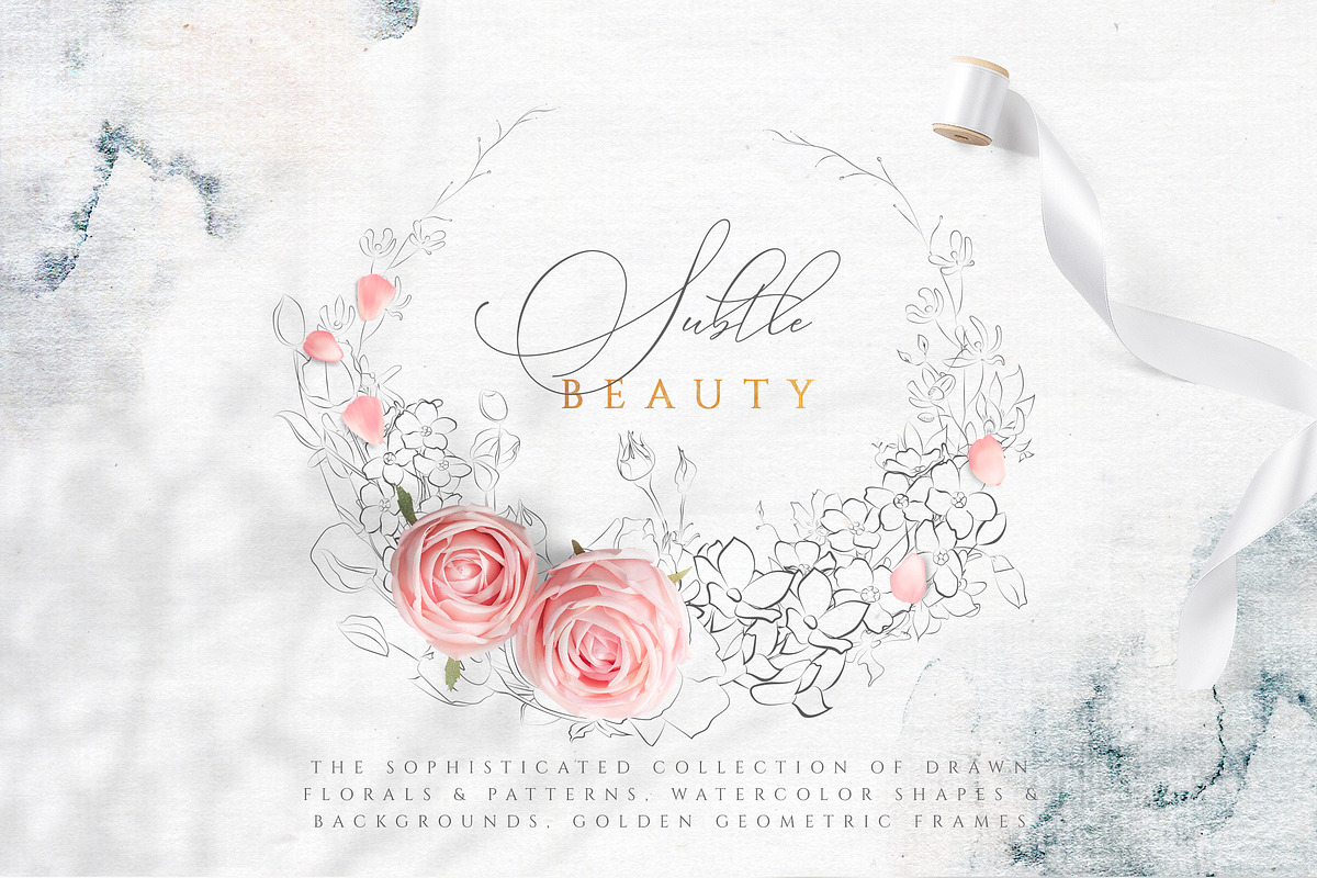 Subtle Beauty Graphic Collection, a Background Graphic by Olya Creative