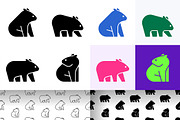 Wombat Logo, a Graphic by NataliiaVolyk (Thumbnail 1 of 6)