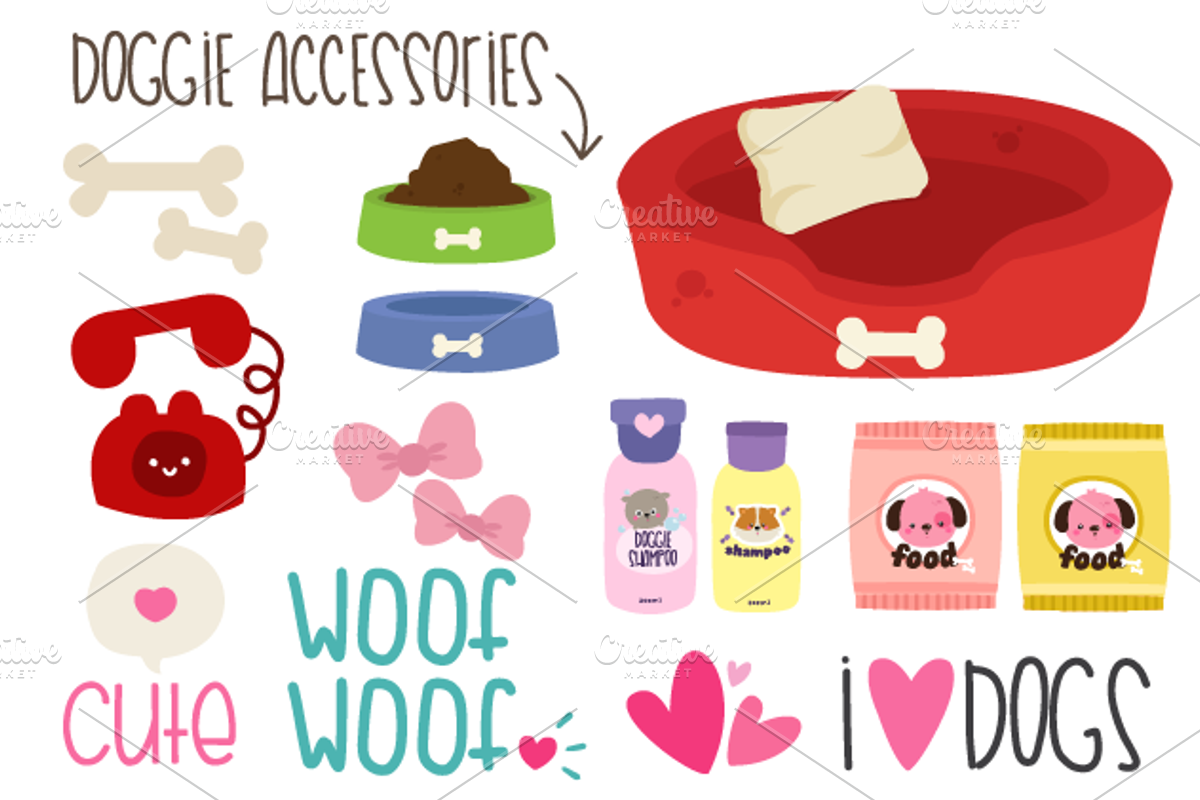 Cute Doggie Set preview 3
