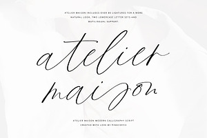 Atelier Maison | Handwritten Script