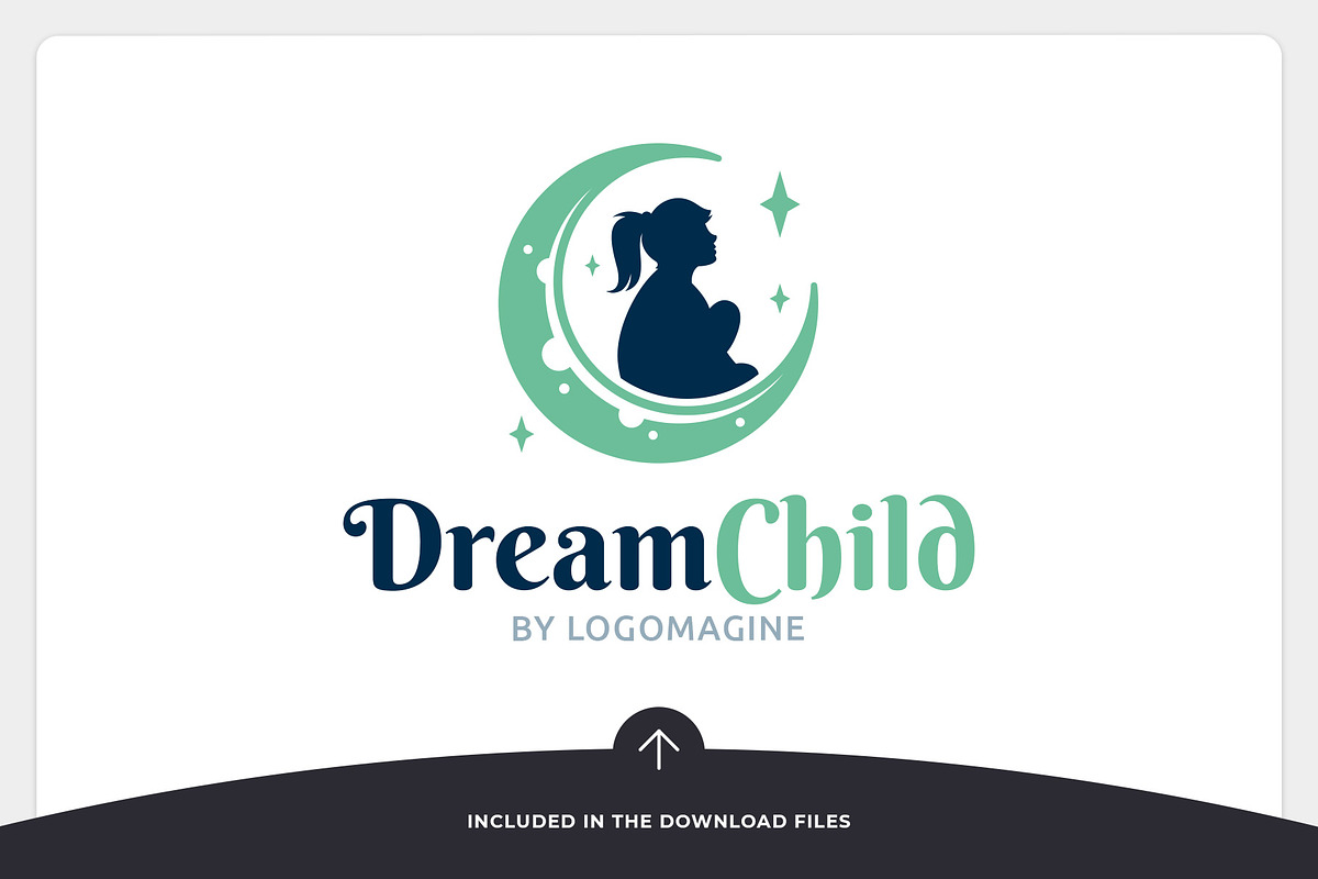 Dream Child - Girl Logo Template, a Branding & Logo Template by LOGOMAGINE (Photo 7 of 16)