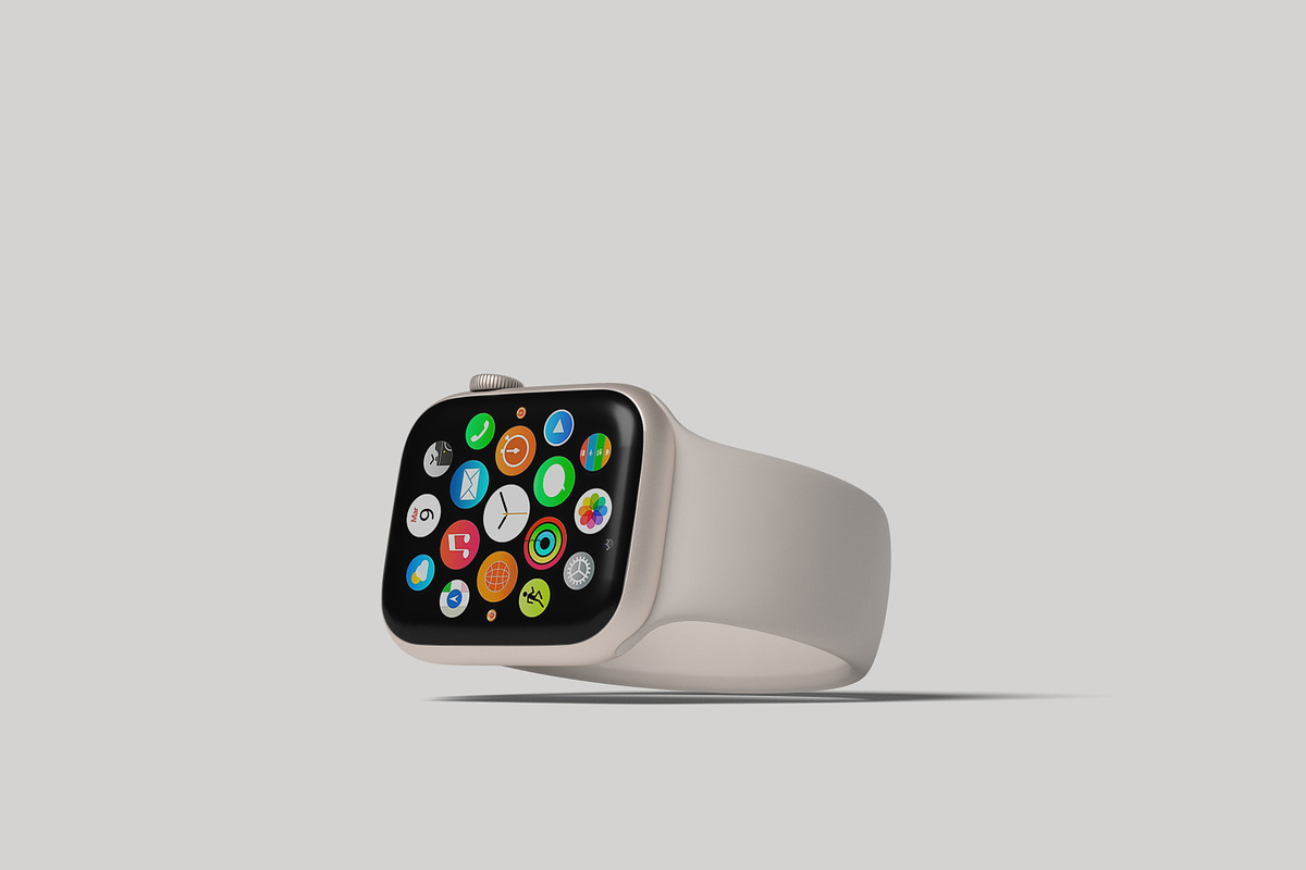 iWacth Mockup, a Wearable Device Mockup by ulfatunnazira (Photo 5 of 6)