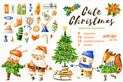 Cute Christmas, an Illustration by babenkoirusa (Thumbnail 1 of 16)