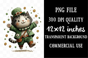 St Patrick Day Cats Clipart, an Illustration by Designking (Thumbnail 4 of 5)