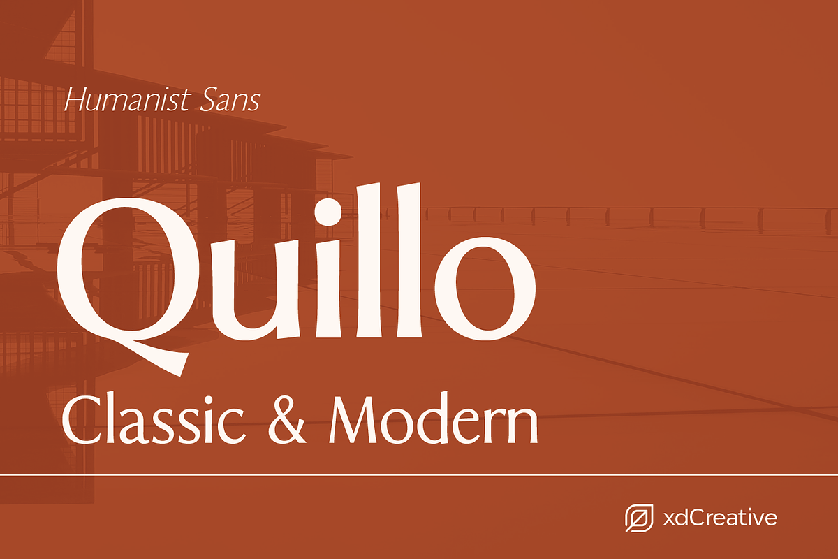 Quillo Basic Family, a Sans Serif Font by xdCreative (Photo 1 of 11)