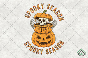 Spooky Season Png, an Illustration by Craft Nest