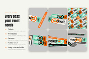 Ticket and Wristband Mockup Pack, a Merchandise Mockup by Motion-Box (Thumbnail 2 of 4)