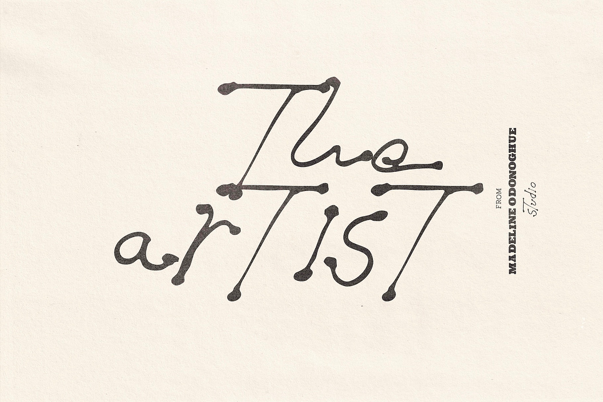 The Poet — Artistic Handwriting Font, a Handwritten Font by Madeline ODonoghue Design (Photo 7 of 12)