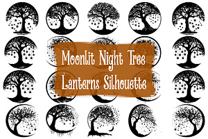 Starry Night Dream Tree Designs, an Illustration by Designs_River