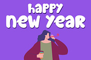 Party Tale, a Handwritten Font by HATFSTUDIO (Thumbnail 2 of 8)