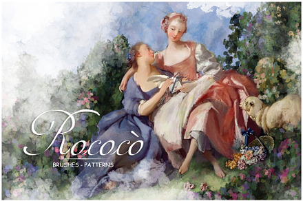 Rococò Photoshop Brushes, a Brushes & More by FaeryDesign