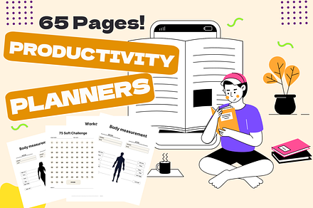 Productivity Planner - 65-Pages