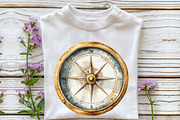 Vintage Nautical Summer Clipart, an Illustration by Rose Art (Thumbnail 5 of 7)